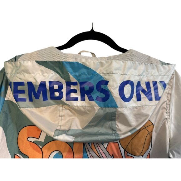 Space Jam A New Legacy Members Only Kids Windbreaker Jacket With Bugs Bunny & Ta - Picture 2 of 7